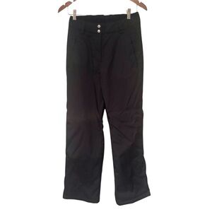 Fera Ski Nylon Straight Leg Snow Pants Black Size 6R